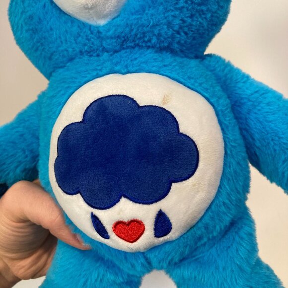 Care Bears Grumpy Bear 2021 Plush Blue Rain Cloud 14" Stuffed Animal Toy - Picture 3 of 10